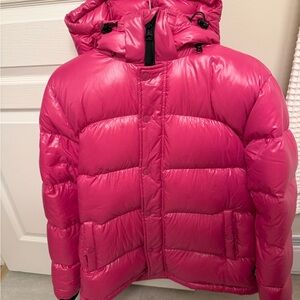 Aritzia Pink Puffer Jacket
